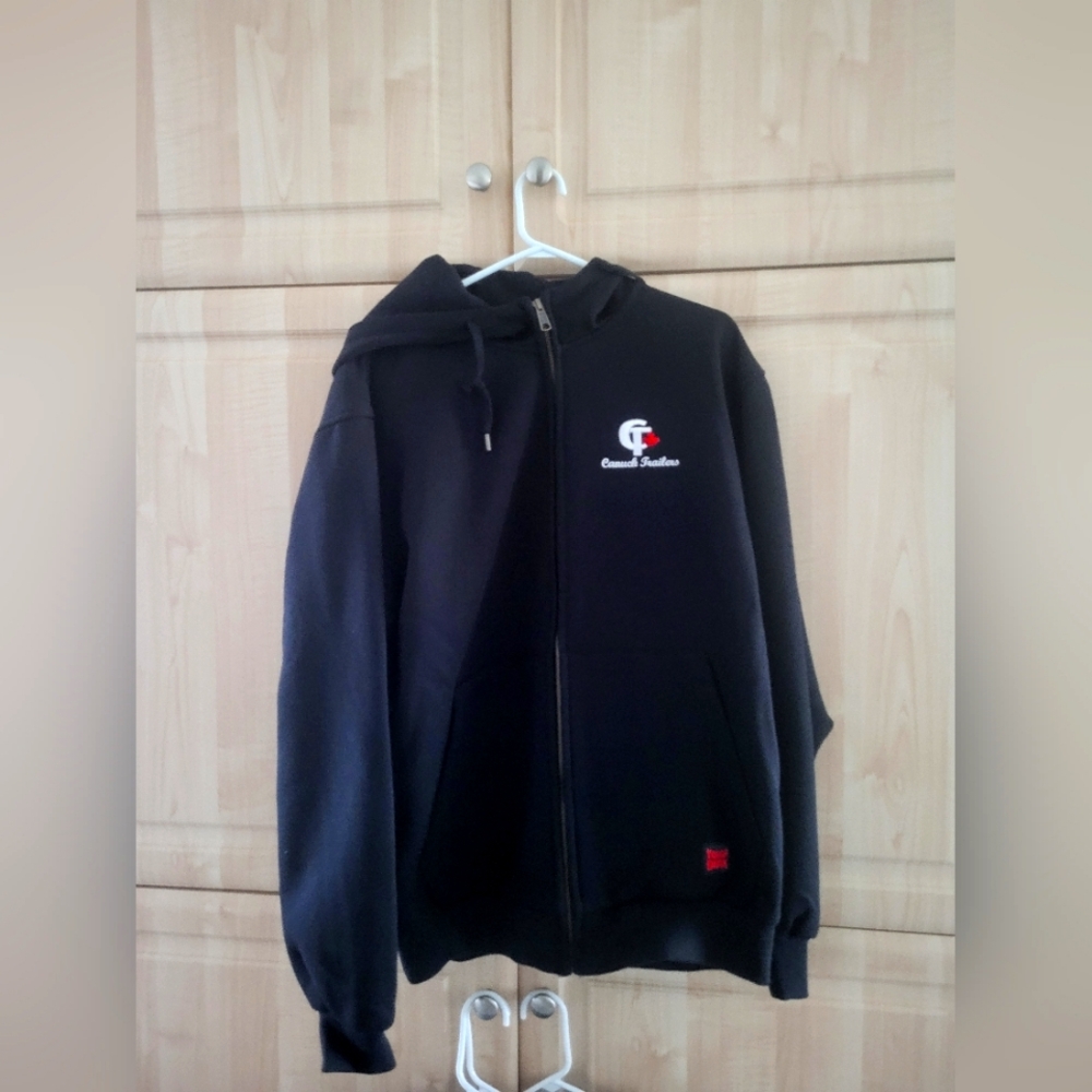 Tough Duck full zip hoodie Black XL